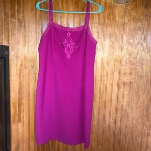 Hot Pink Dress Vintage